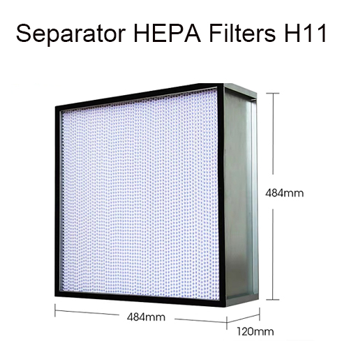 Separator HEPA Filters H11-H13