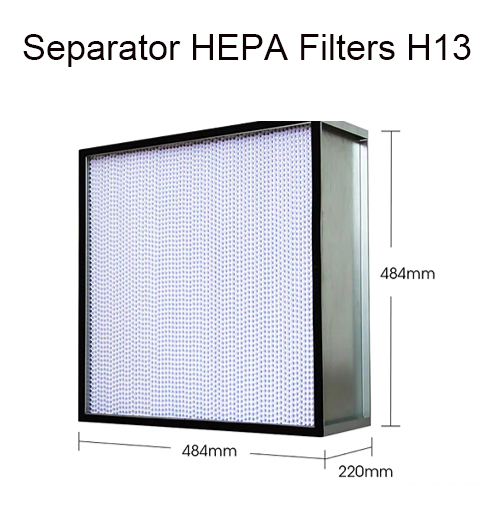 Separator HEPA Filters H11-H13