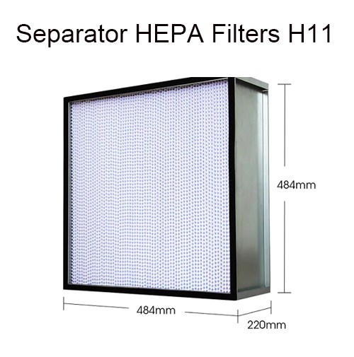 Separator HEPA Filters H11-H13