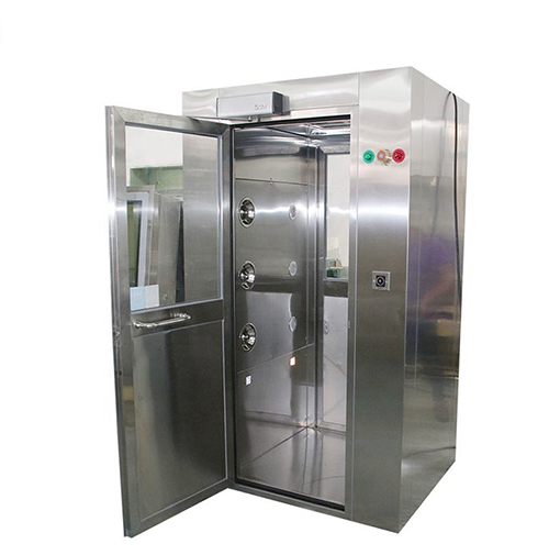 Air shower room cleanroom equipment on white background
