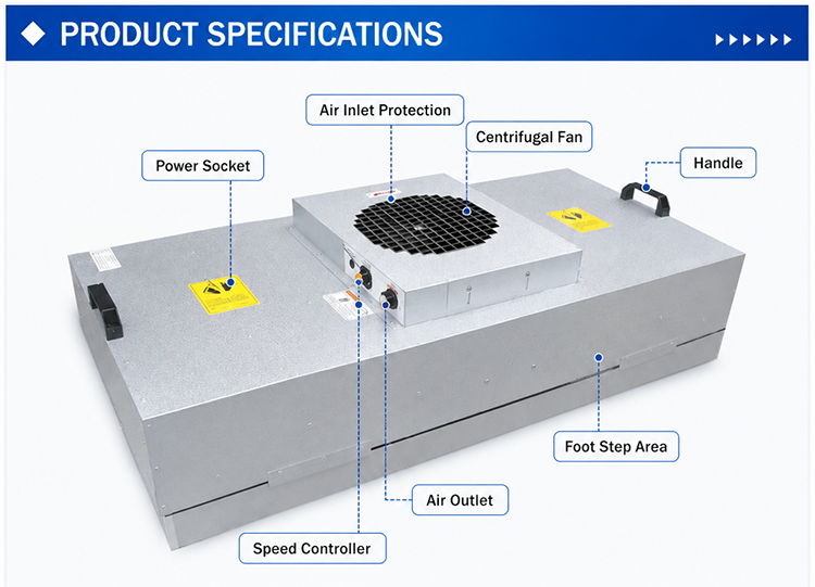 FFU fan filter unit detail image 3