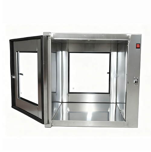 Cleanroom pass box on white background